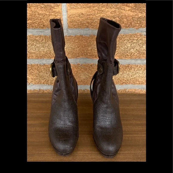 Henry Beguelin brown leather boots size 7 - Picture 2 of 11